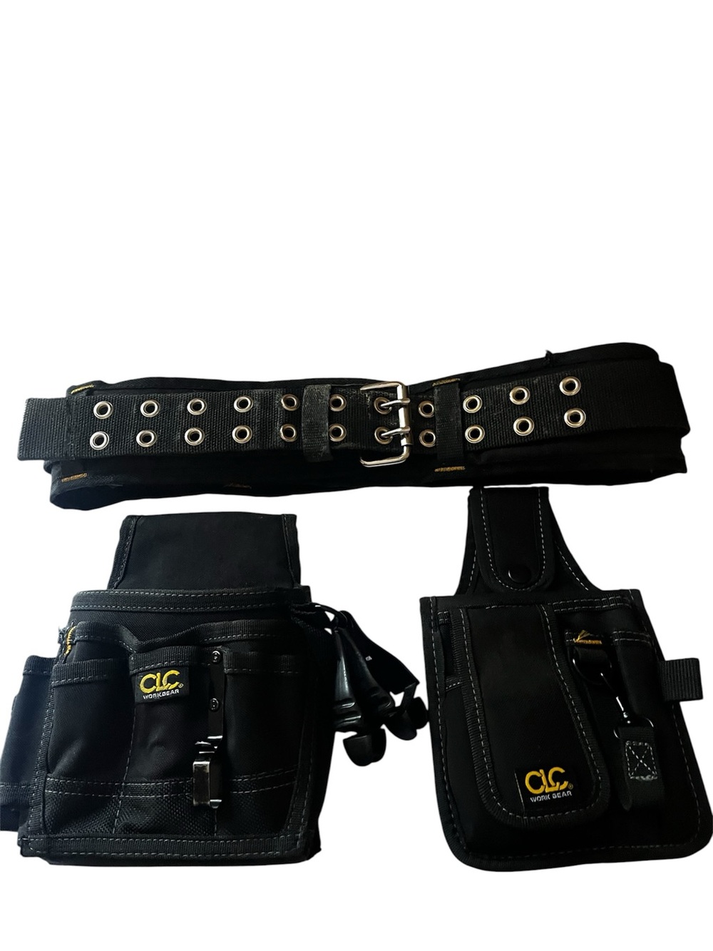 CLC Tool Belt & 2 Tool Pouches